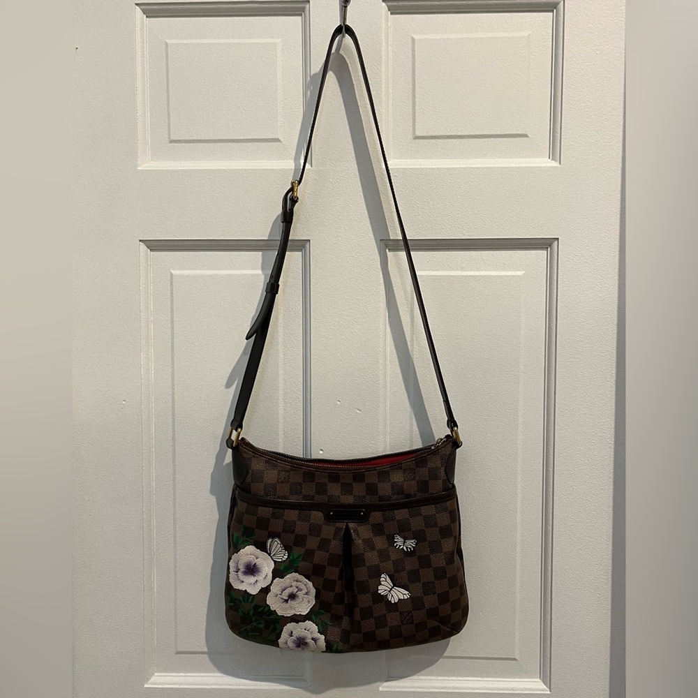 EUC Hand Painted Louis Vuitton Bloomsbury PM